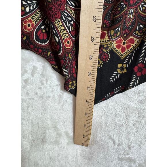 NWT Melissa Paige Medallion Hanky Hem Top 1X Flowy Festival - Picture 6 of 8
